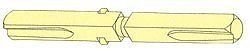 Baldwin 0524004 Electro-Plated Steel Spindle