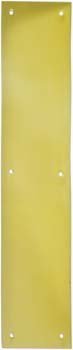 Deltana PP3515U19 3 1/2-Inch x 15-Inch Solid Brass Push Plate by Deltana