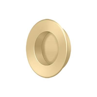 Deltana FP178U4 Round Flush Pull 1-7/8" Solid Brass