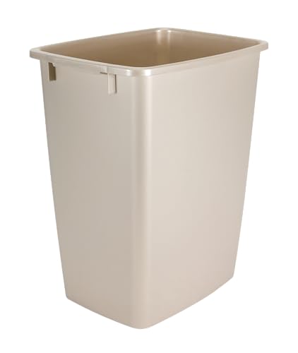 RUBBERMAID WASTEBASKET 9G BISQ
