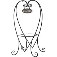 Mintcraft JY-41 Welcome Plant Stand, Black