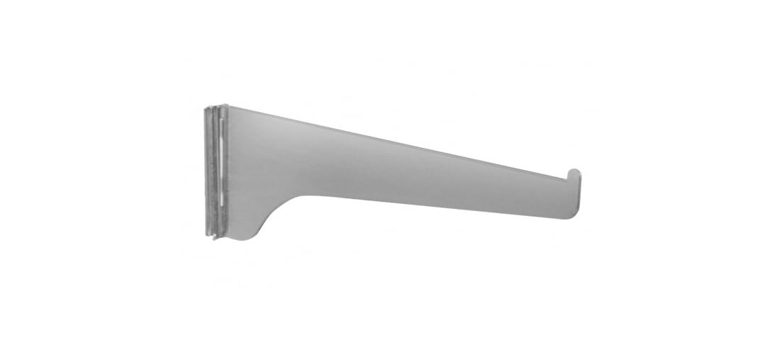 Series 80 Shelf Standard Bracket, Anochrome Steel, 8-in.
