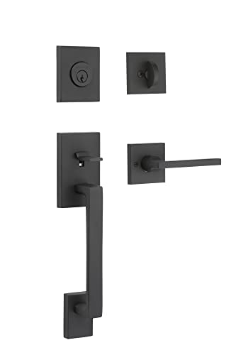 Baldwin La Jolla SC.LAJxSQU.R.CSR Keyed Entry Handleset