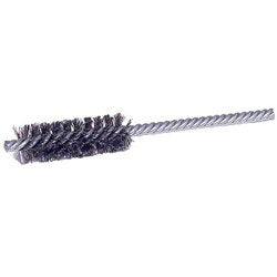 Weiler 21110 0.006" Wire Size, 3/4" Diameter, 5-1/2" Length, Steel Bristles, Double Stem Double Spiral Power Tube Brush, Made in the USA