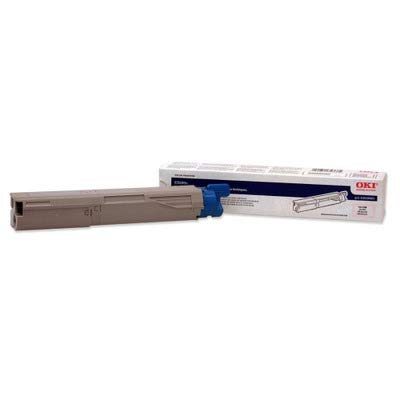 OKI 43459401 43459401 Toner (Type C8), 1000 Page-Yield, Yellow