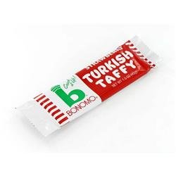 Bonomo Turkish Taffy Bar, Strawberry, 1.5 Ounce (Pack of 24)