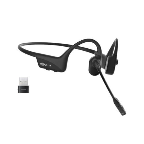 Shokz OpenComm2 UC Bluetooth Headset Black