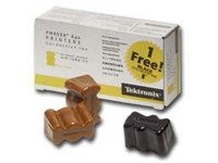 Xerox Tektronix Yellow Color Ink Sticks for Phaser 840 (2 Yellow 1 Black)