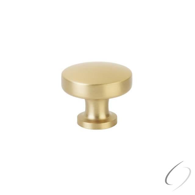 Emtek Paxton Mushroom Cabinet Knob 86642 Satin Brass 1-1/4 in