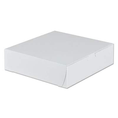Southern Tuck-Top Bakery Boxes 9x9x2.5 White