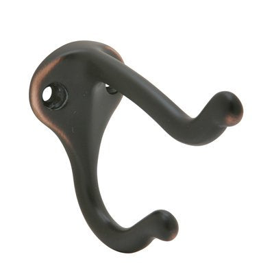 Schlage 571 3-Inch Coat & Hat Hook Aged Bronze