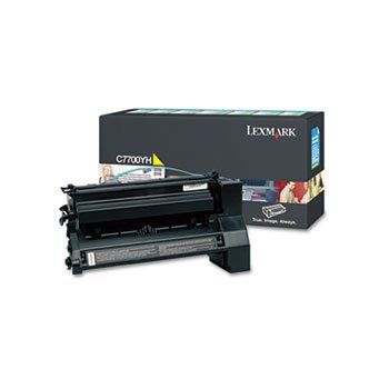 Lexmark Compatible C770/C772 Yellow Toner Cartridge (10000 Page Yield) (C7700YH)