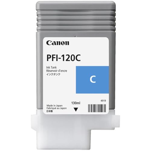 Ink Cartridge 2886C001 Standard Capacity PFI-120 Cyan | Cyan Inkjet Ink Cartridge (130 ml)