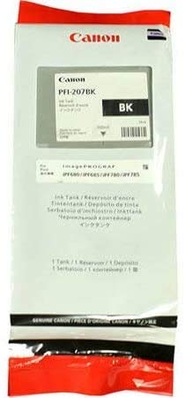 Canon 8789B001AA PFI 207 Original Ink Tank, Black