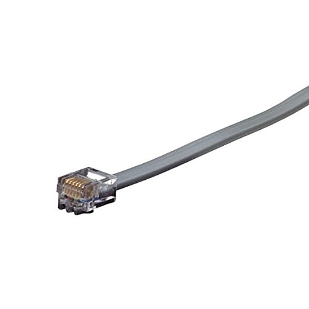 Black Box Corporation 25FT Telephone Cable Straight-PIN RJ45 6-Wire