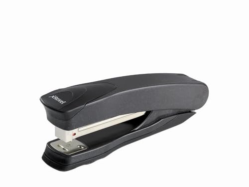 Rexel Taurus Full Strip Stapler, 25 Sheet Capacity, Metal Body, Black, 2100004