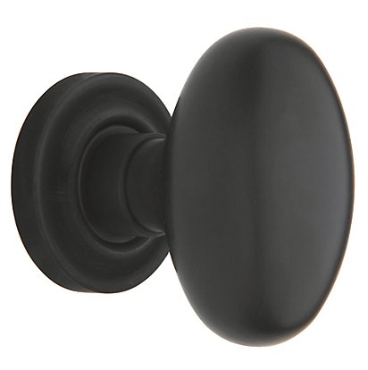 Baldwin 5025.PRIV Egg Style Privacy Knobset with Premium 28 Estate Latch and Concealed Screws