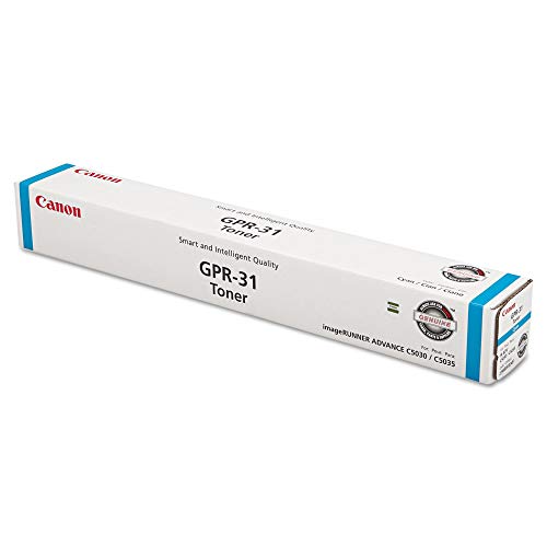 Canon GPR-31C 2794B003AA ImageRunner Advance C5030 C5035 C5235 C5240 Toner Cartridge (Cyan) in Retail Packaging