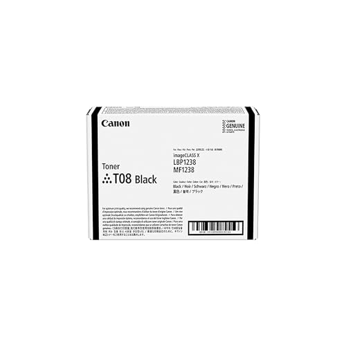 Canon Toner T08 Black Toner Cartridge 1 Pc(S) Original , W128269428 (Cartridge 1 Pc(S) Original)