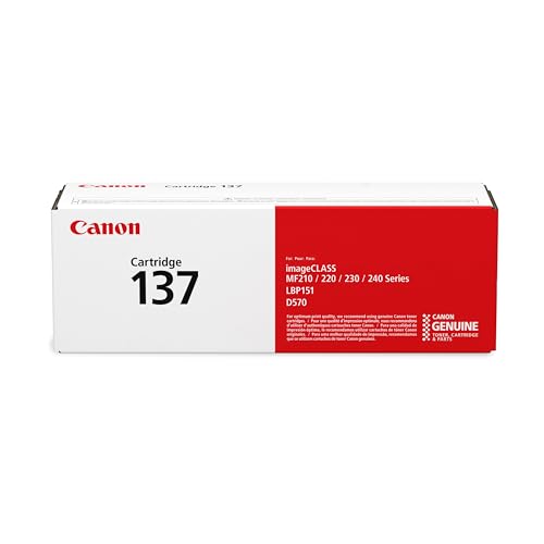 Canon Genuine OEM 9435B001 137 Black Toner Cartridge (2.4K YLD)