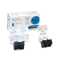 Xerox Tektronix Cyan Color Ink Sticks for Phaser 840 (2 Cyan 1 Black)
