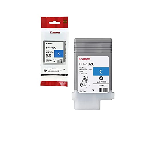 Canon 0896B001 Lucia Cyan Ink Tank for IPF 500 600 and 700 Printers - Inkjet - Cyan