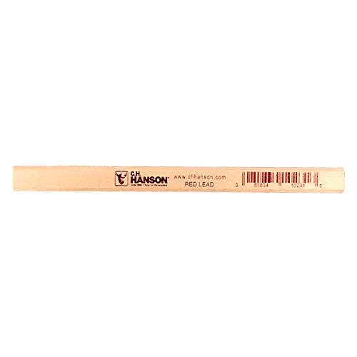 CH Hanson 10231 Red Lead Carpenter's Pencils 72 Pack