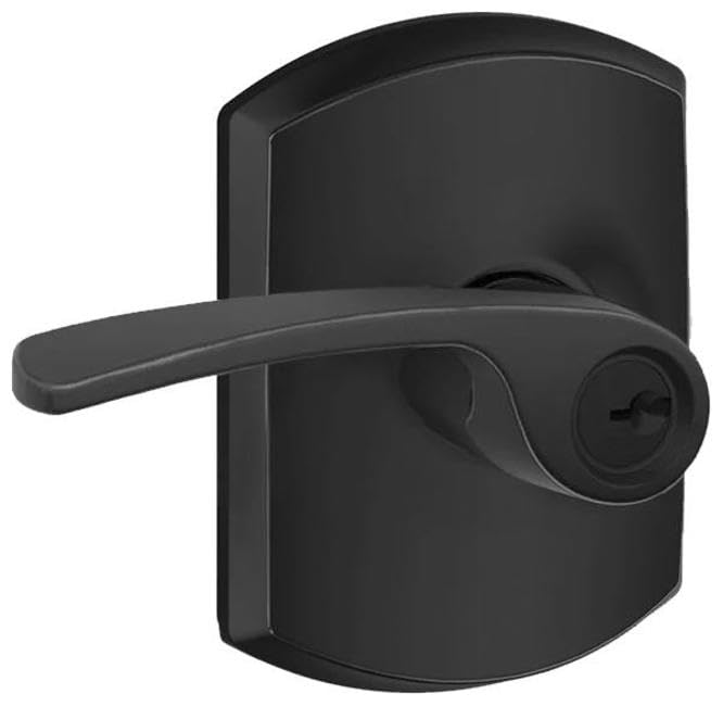Schlage Merano Keyed Entry Door Lever Set F51AMER622GRW