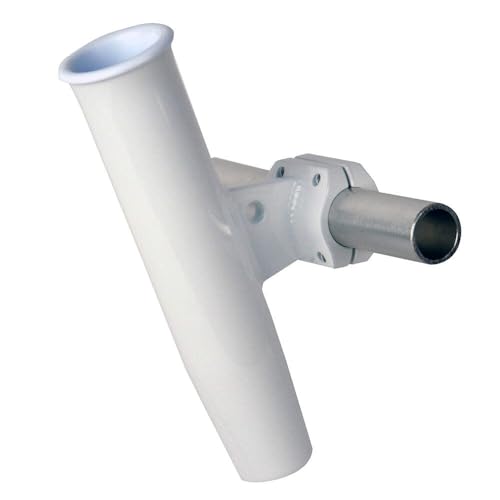 C.E. Smith Aluminum Clamp-On Rod Holder 1-5/16" OD White