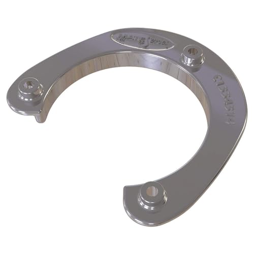 Mate Series Stainless Steel Rod & Cup Holder Backing Plate f/Round Rod/Cup Only f/3-3/4 Holes