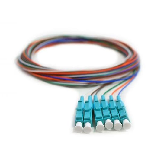CableWholesale 6 Strand OM3 Fiber Pigtail LC/PC 3m