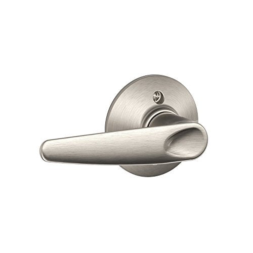 Schlage F170 JAZ 619 Lever Non-Turning Lock Satin Nickel