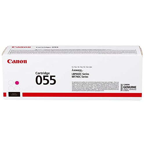 Canon Cartridge 055 M 055, 2100 Pages, Magenta, 1, 3014C002 (055, 2100 Pages, Magenta, 1 pc(s))