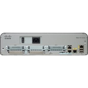 Cisco CISCO1941/K9-RF 1941 Integrated Services Router - - 2 Ports - 5 Slots - Rack-mountable, Wall Mountable