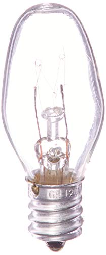 GE Night Light Bulb Standard 4W Clear, 8 Pack