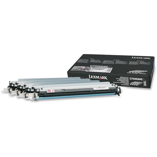 Lexmark C734X24G Photoconductor Kit, 4/Pack - in Retail Packaging