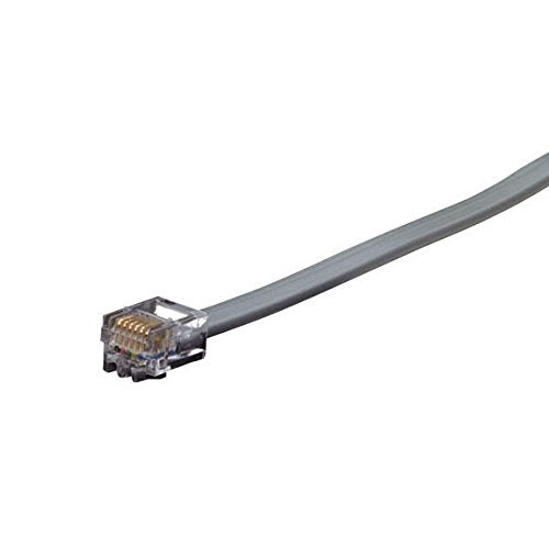 Black Box Corporation 25FT Telephone Cable Straight-PIN RJ45 6-Wire