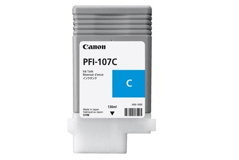 Canon PFI107C Cyan Ink (Standard Yield)