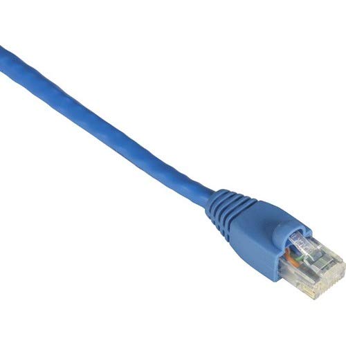 Black Box GigaTrue CAT6 Channel 550-MHz Patch Cable (UTP), Snagless Boots, Blue, 1-ft. (0.3-m)