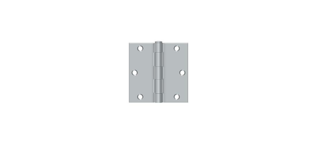 Deltana S35U26D-R Steel 3.5" Square Hinge