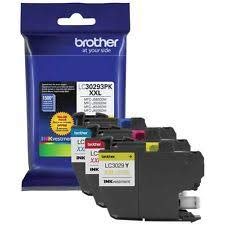 Brother LC3029 Color C/M/Y Ink Cartridges (LC30293PKS), Super High Yield, 3/Pack,Cyan/magenta/yellow