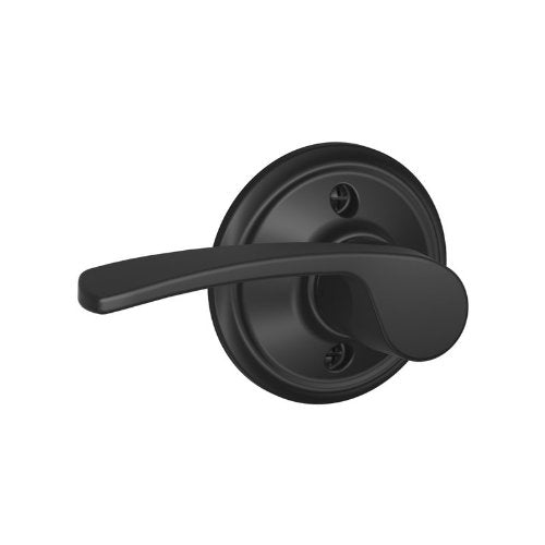 SCHLAGE Left Handed Lever Non-Turning Lock, Matte Black (F170 MER 622 LH)