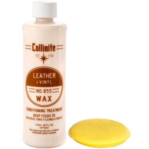 Collinite Leather & Vinyl Wax with Foam Pad