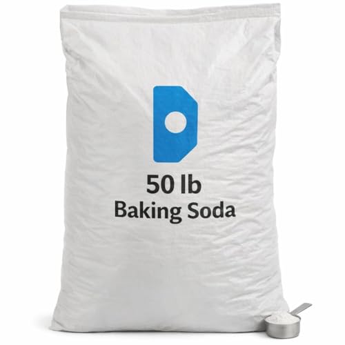 50 LB Bucket of Pure USP Food Grade Sodium Bicarbonate Baking Soda, Organic, OMRI Listed 244048