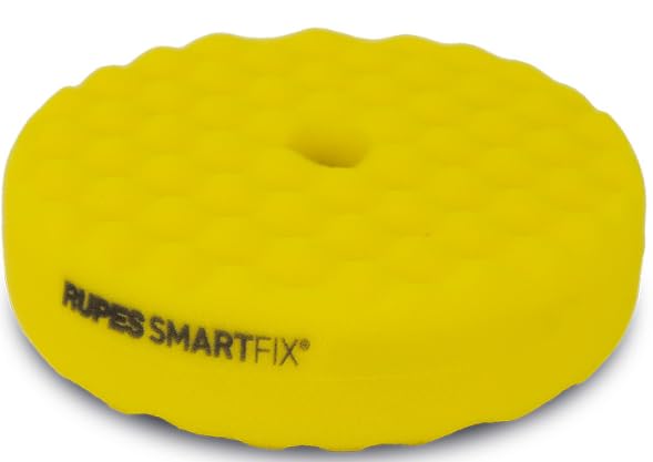RUPES SMARTFIX Double-Sided Fine Foam Pad 180mm Yellow
