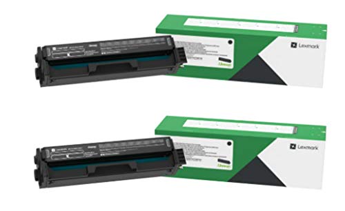 Lexmark C3210K0 Black Return Program Toner Cartridge 2-Pack for C3224, C3326, C3426, MC3224, MC3326, MC3426