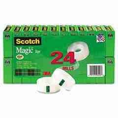 Magic Office Tape Value Pack, 3/4" x 27.7 Yards, 1" Core, Clear