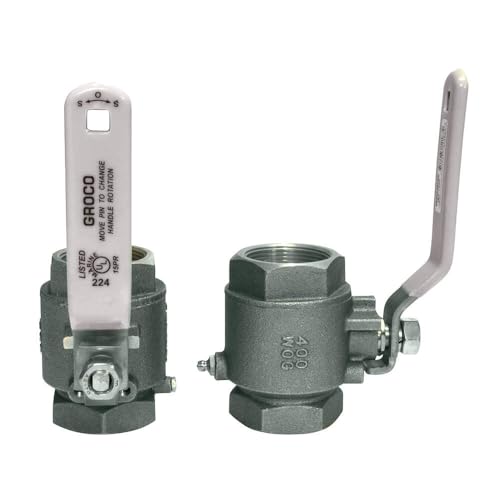 GROCO 1" NPT #316 Stainless Steel In-Line Ball Valve