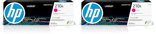 HP 210A Magenta Toner Cartridge | Works Color LaserJet Pro 4201,Color LaserJet Pro MFP 4301 Series | W2103A,(Pack of 2)