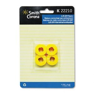 Smith Corona Lift-Off Tape for K Series Typewriters, 4-Pack